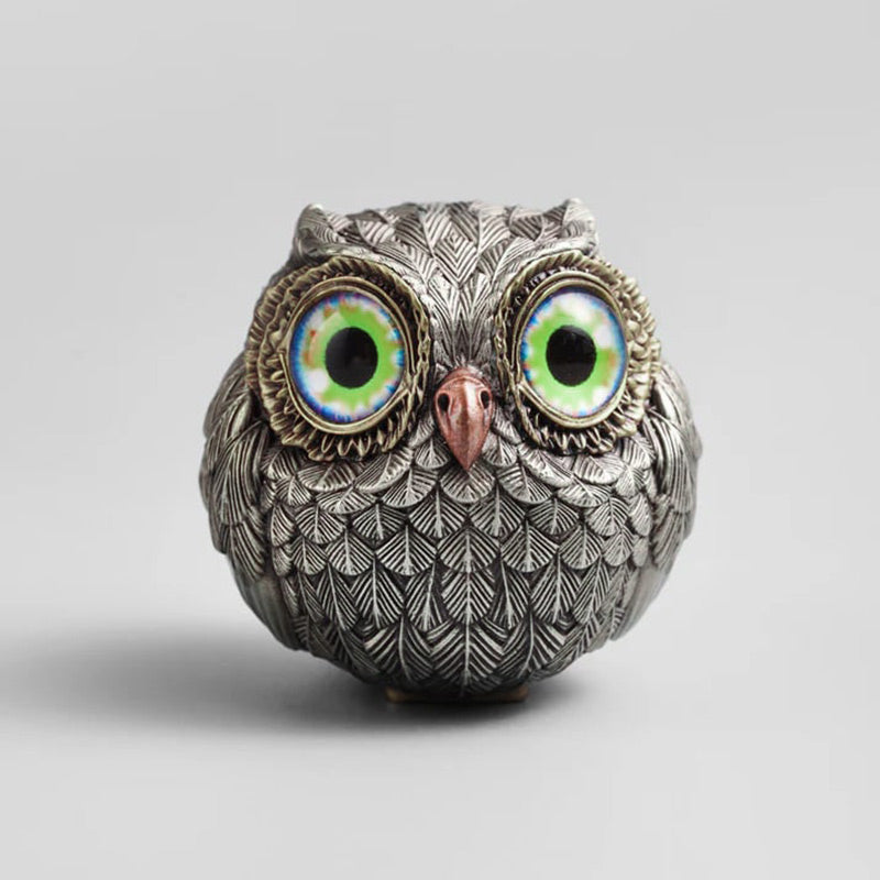 🦉Realistična figurica varuhinje srečne sove-SI