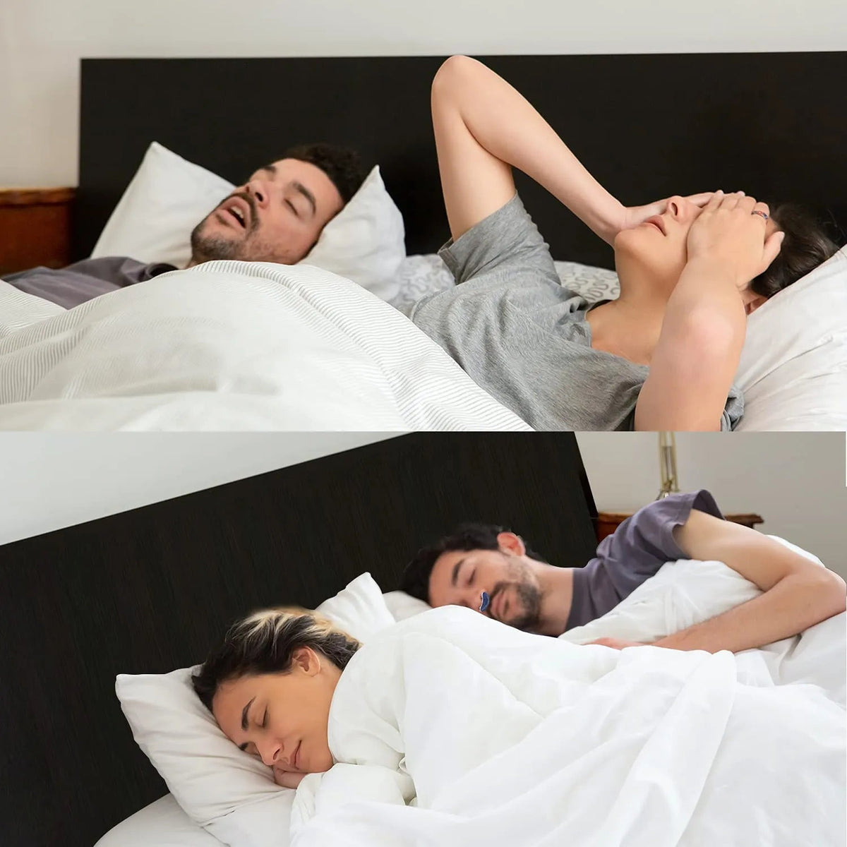 Νέα μίνι συσκευή CPAP χωρίς λάστιχο, χωρίς μάσκα, αναπνευστήρας κατά του ροχαλητού-GR