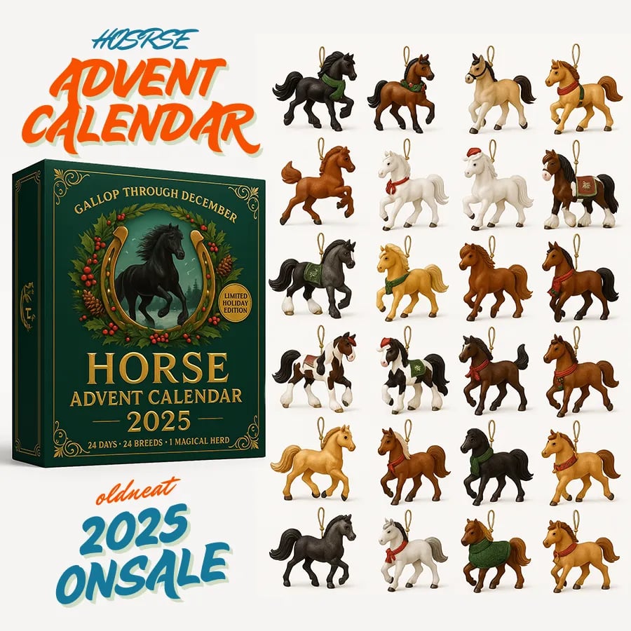 🐎Galop skozi december – Adventni koledar konj za leto 2025-SI