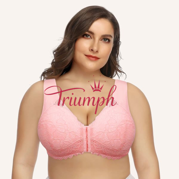 Triumph - (3 kosi) 5D oblikovan spredaj zapenjanje brez žice za podporo-SI