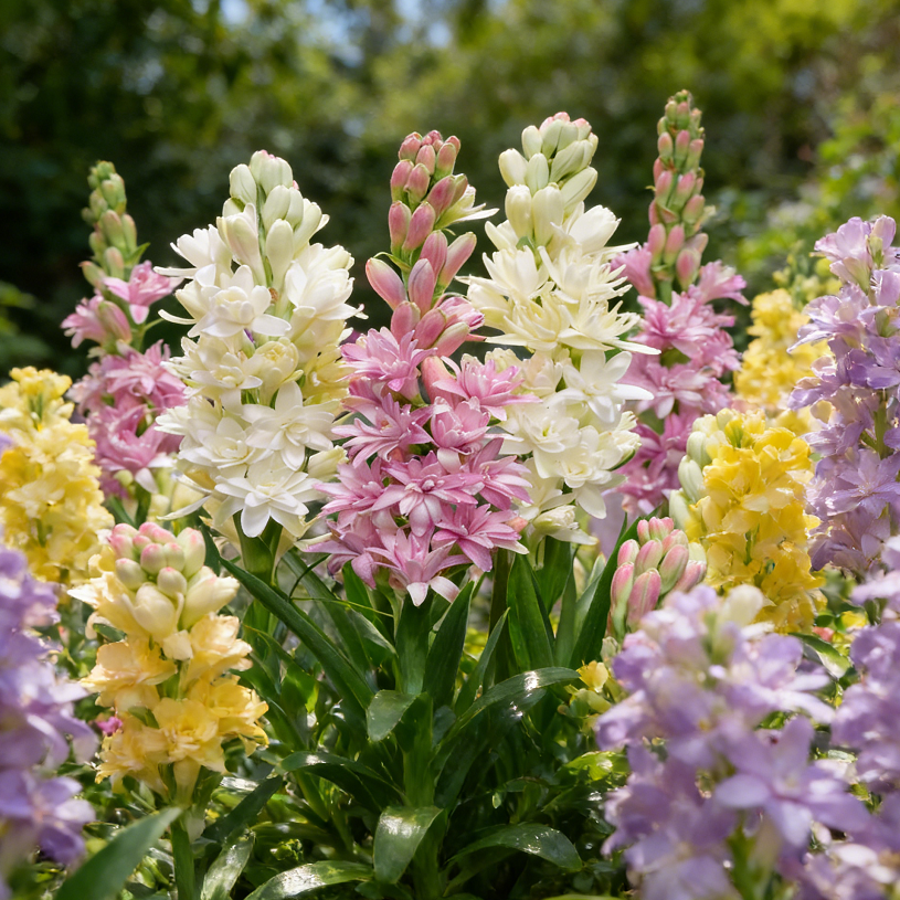 🌺Dvojno odišavljene čebulice tuberoze – Moon Garden Flower-SI