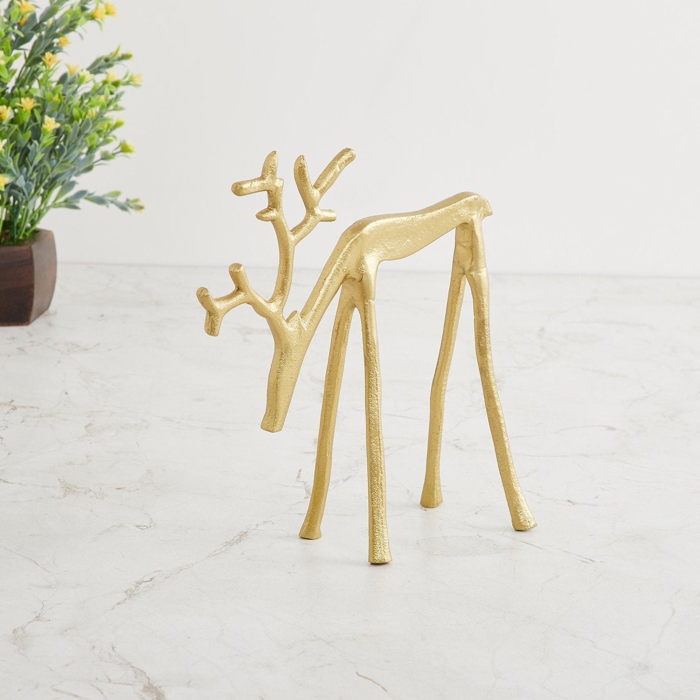 🎅Božična uspešnica 🦌 Črna figurica severnega jelena, božična dekoracija-SI
