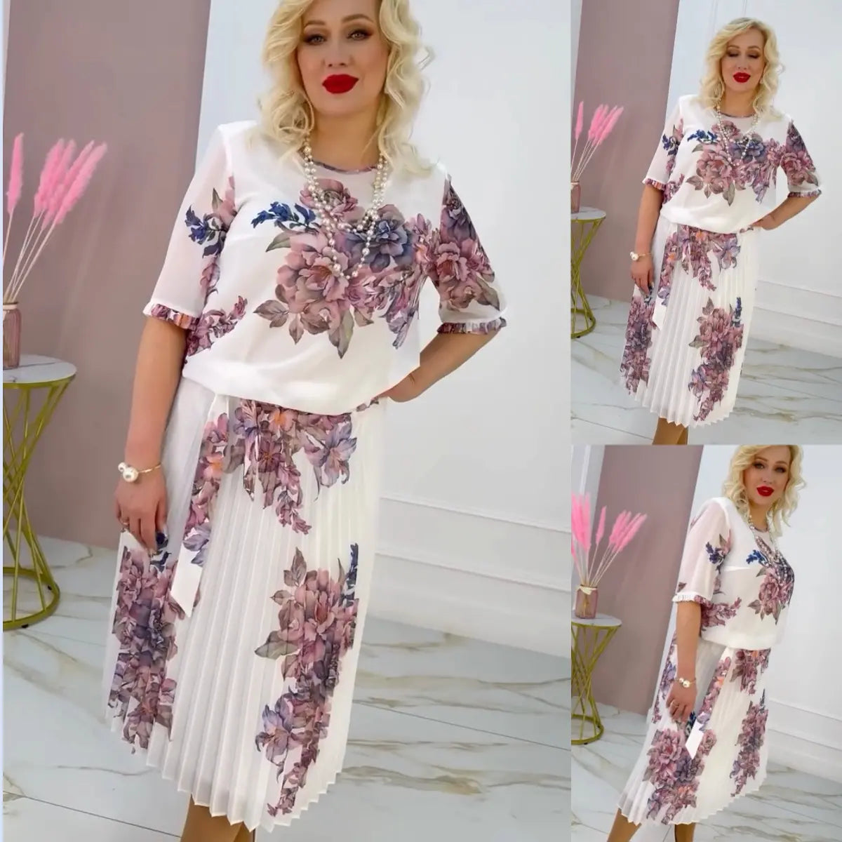 [🥇Φορέματα με τις μεγαλύτερες πωλήσεις]💥👗[S-5XL]Νέο μοντέρνο ανοιξιάτικο σετ 2025-GR
