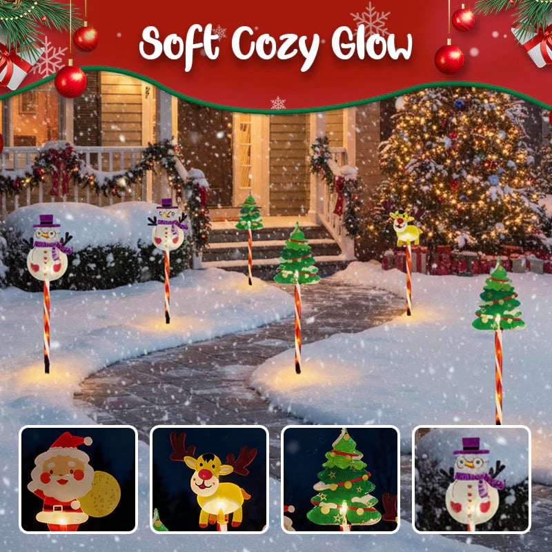 🎄🎁Paket 6 gibljivih božičnih lučk-SI