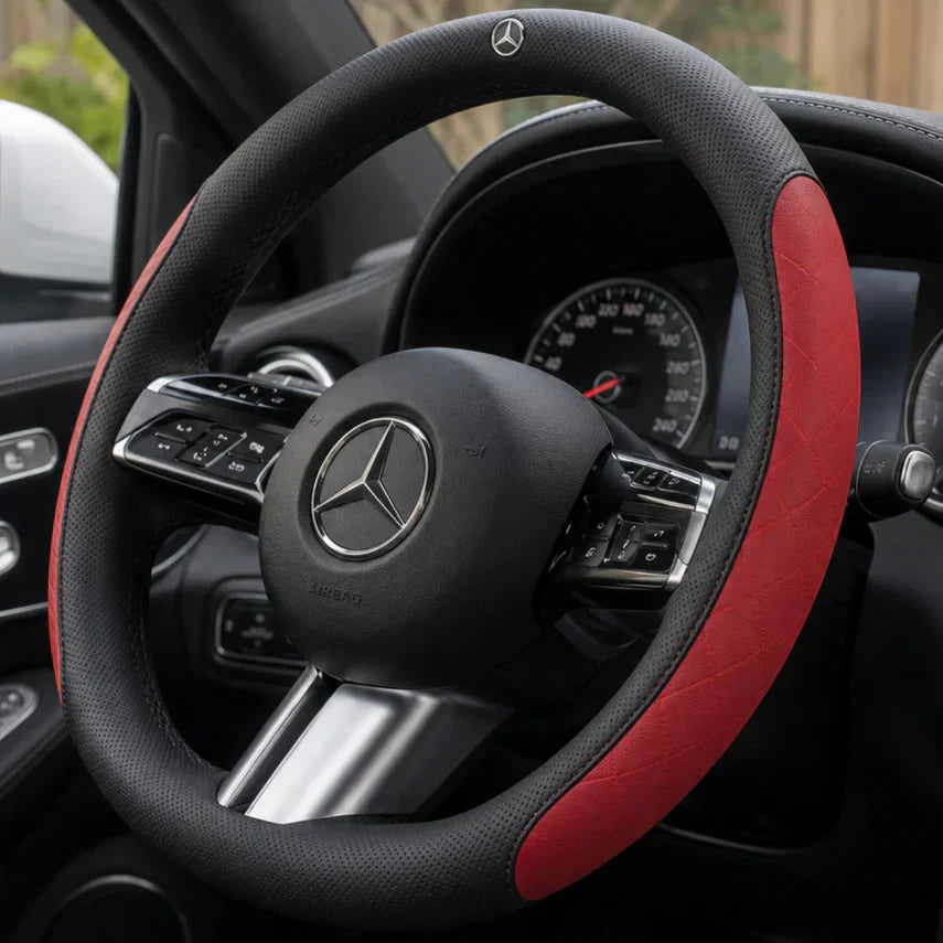 Prevleka za volan DriveCore Elite Grip – usnje, odporno proti znoju, in za večjo zmogljivost-SI