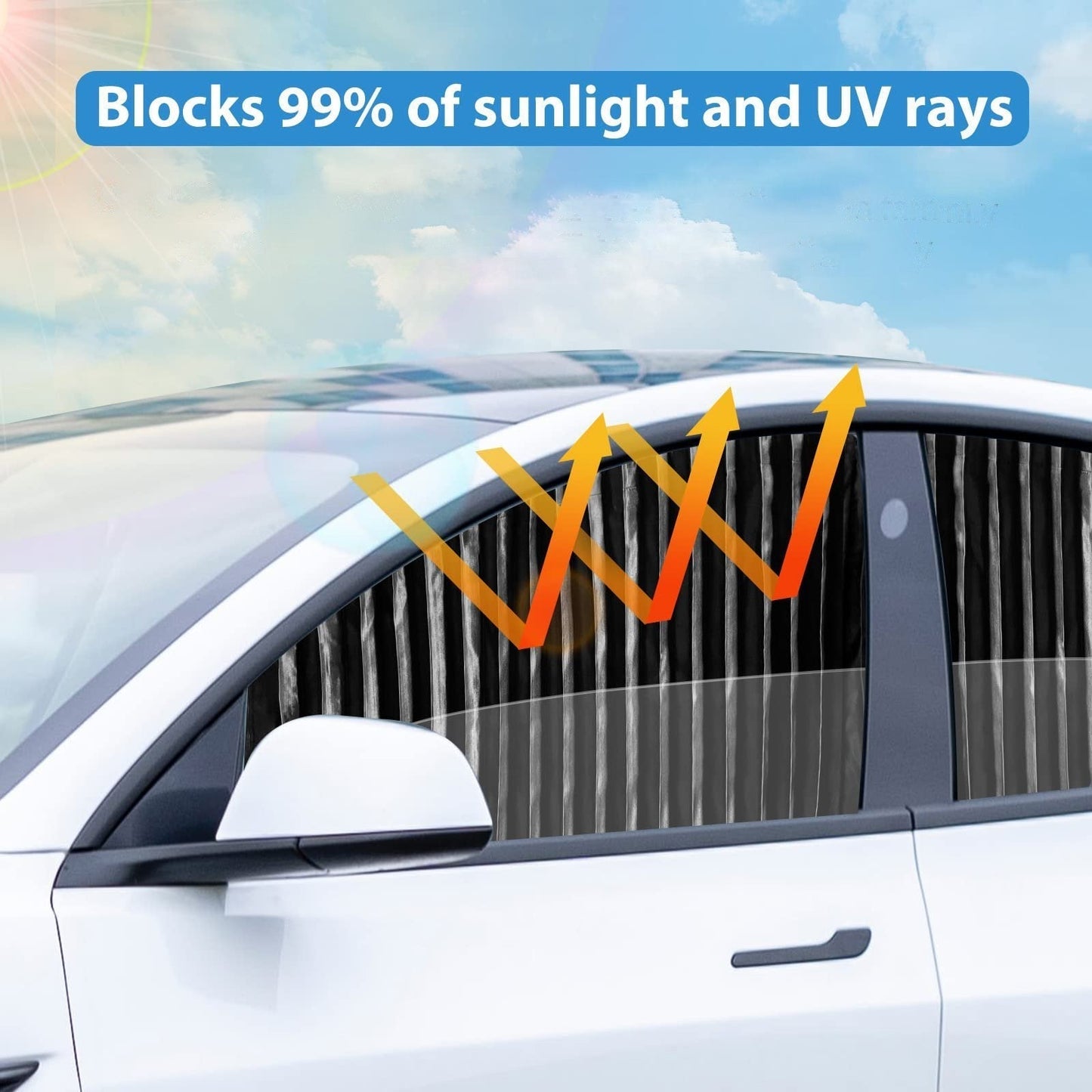 🔥Universalus magnetinis saulės skydelis automobilio šoniniam langui-LT