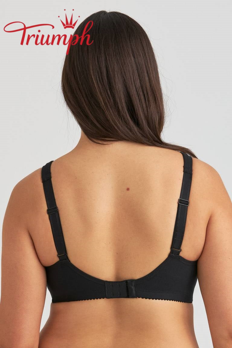 Triumph® 4-delni komplet 🥰 Modrčki iz čistega bombaža z vezeninami — Na voljo v različnih barvah in velikostih-SI
