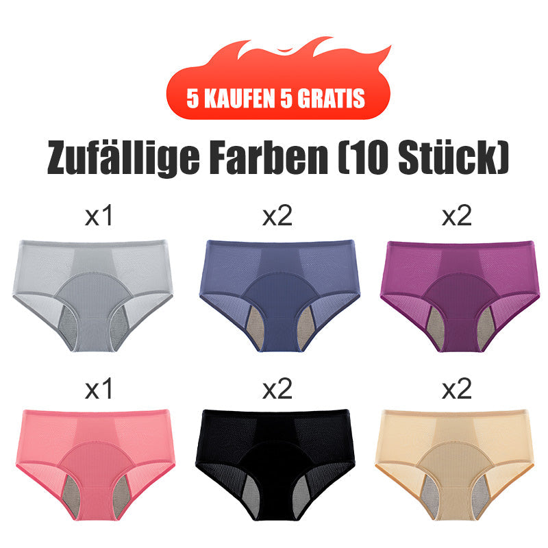(L-8XL)🌸Pirk 2, gauk 1 nemokamai🔥Moteriški aukšto juosmens nepralaidūs apatiniai👙-LT