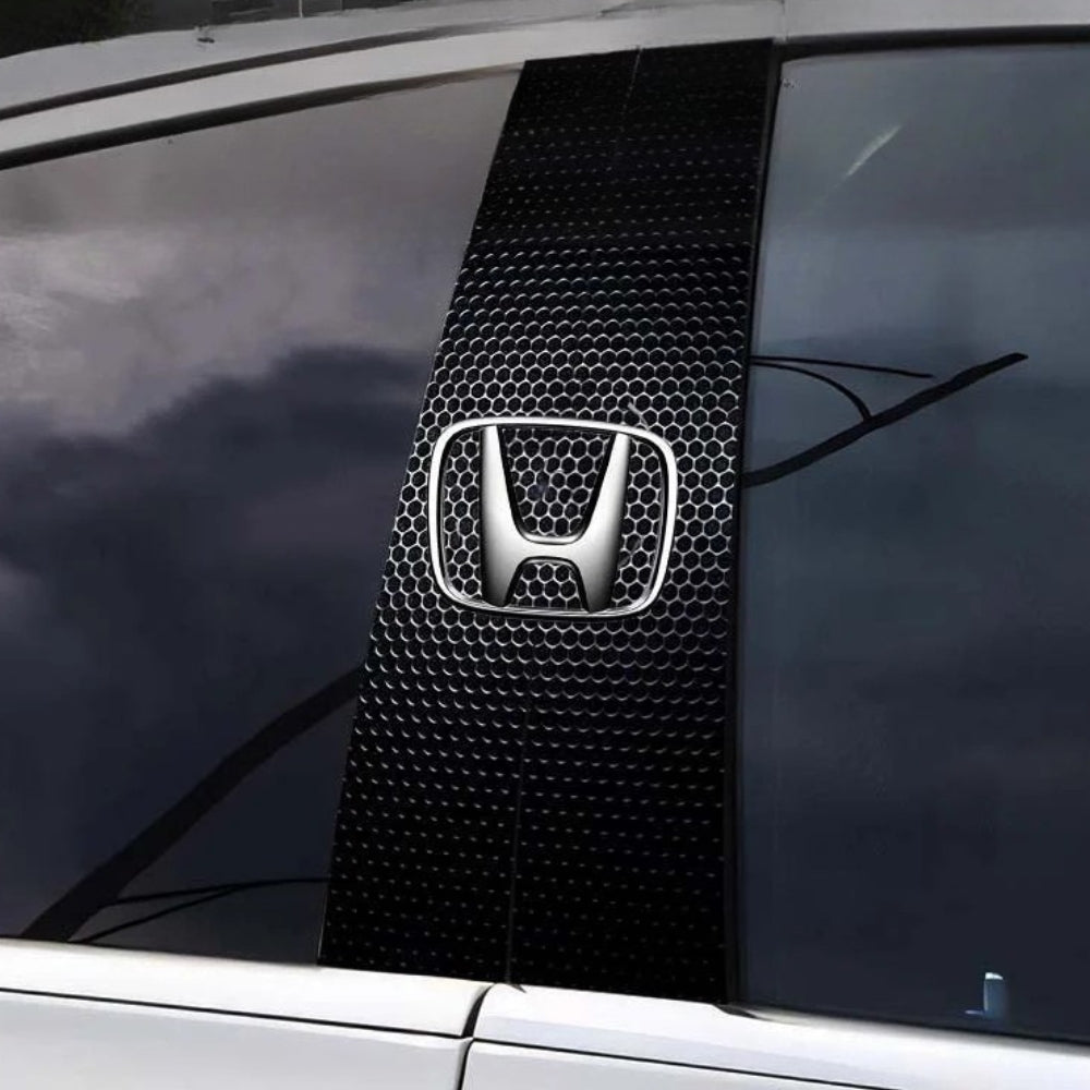 2x automobilio langų lipdukai su logotipu-LT