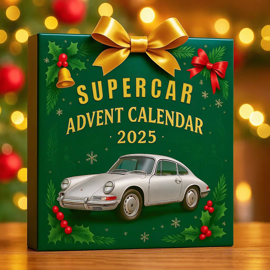 Adventni koledar Heritage Car – omejena izdaja za božič 2025-SI