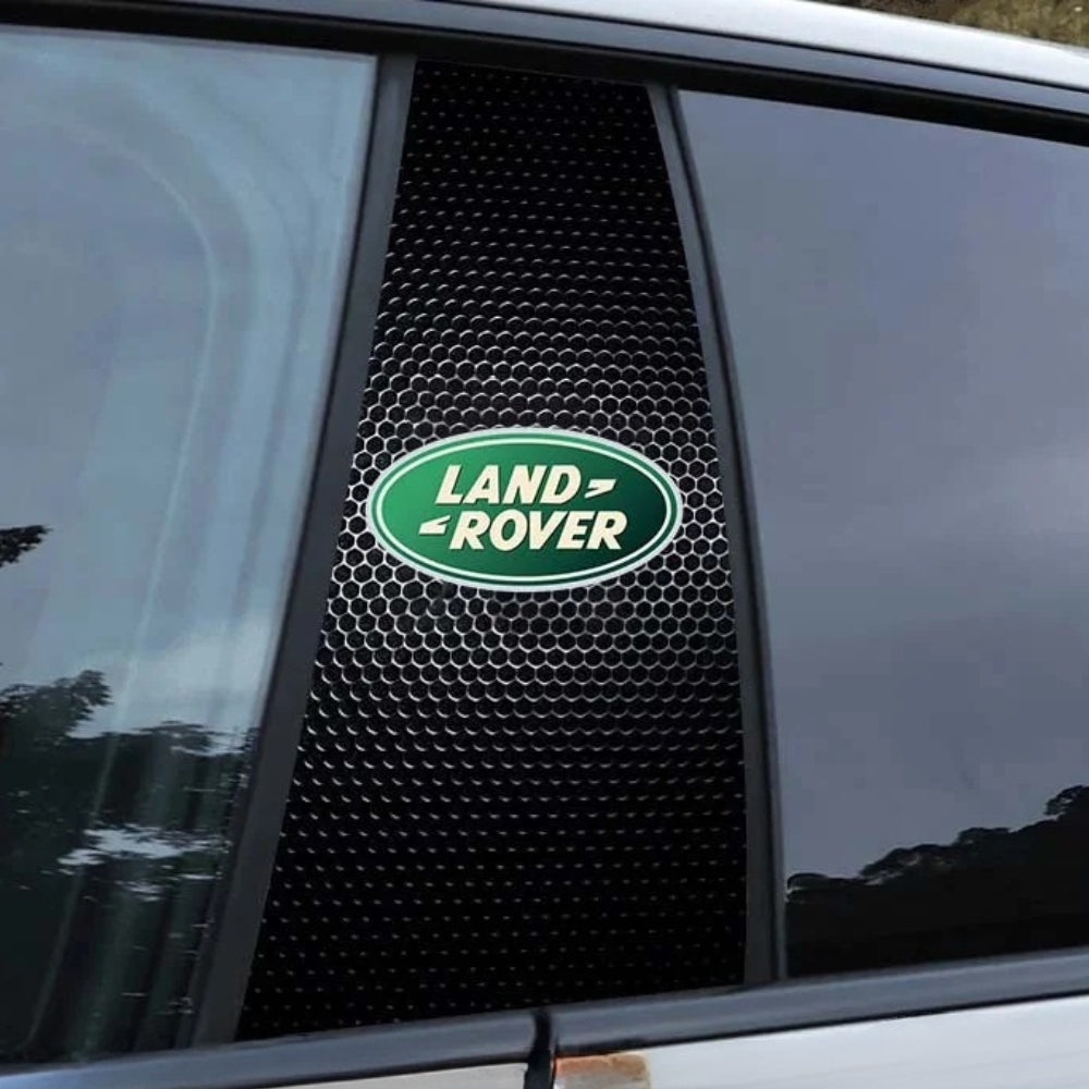 2x automobilio langų lipdukai su logotipu-LT