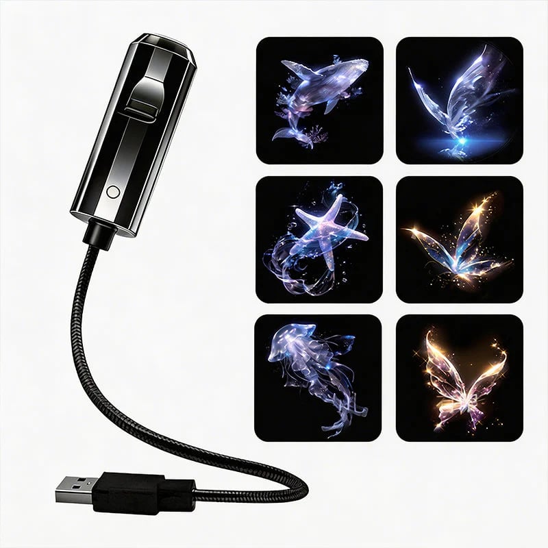 USB projektor Galaxy in nočna lučka Luna-SI
