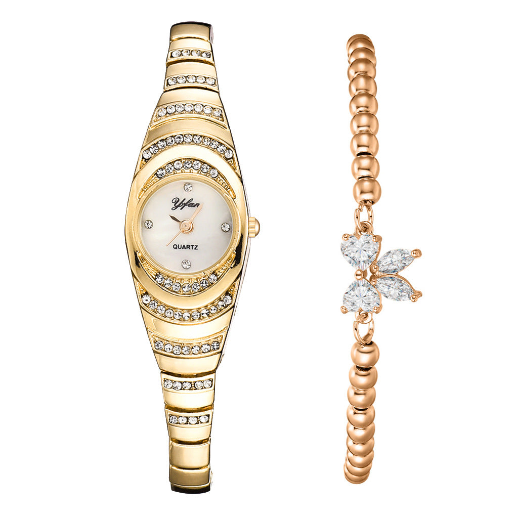 💎Ženska ura s kristalno zapestnico⌚-SI