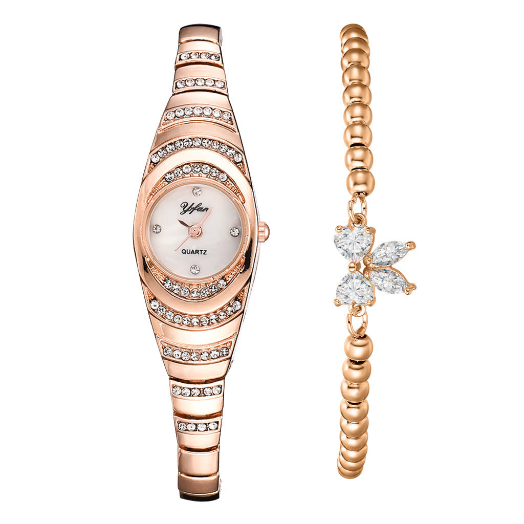 💎Ženska ura s kristalno zapestnico⌚-SI