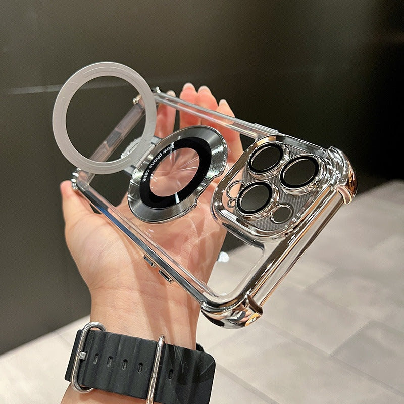 Funda anticaídas con soporte magnético para iPhone-ES