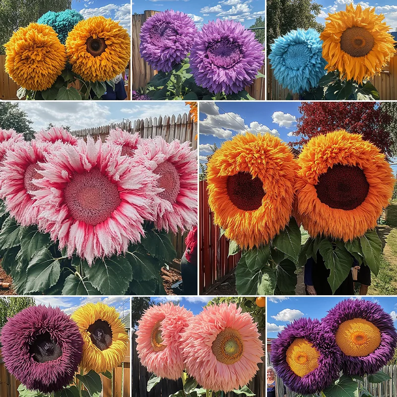 🌻 Žavingas milžiniškas meškiukas saulėgrąža 🔆-LT