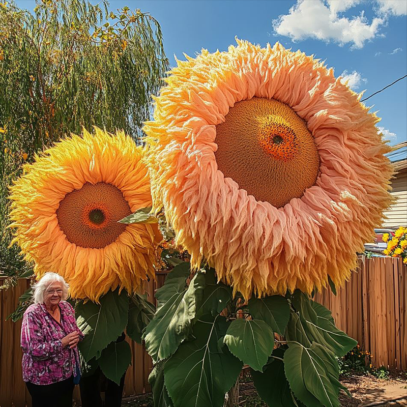 🌻 Žavingas milžiniškas meškiukas saulėgrąža 🔆-LT