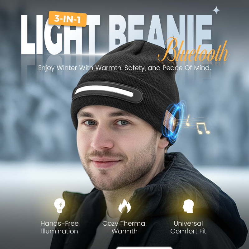 Polnilna LED kapa z Bluetoothom-SI