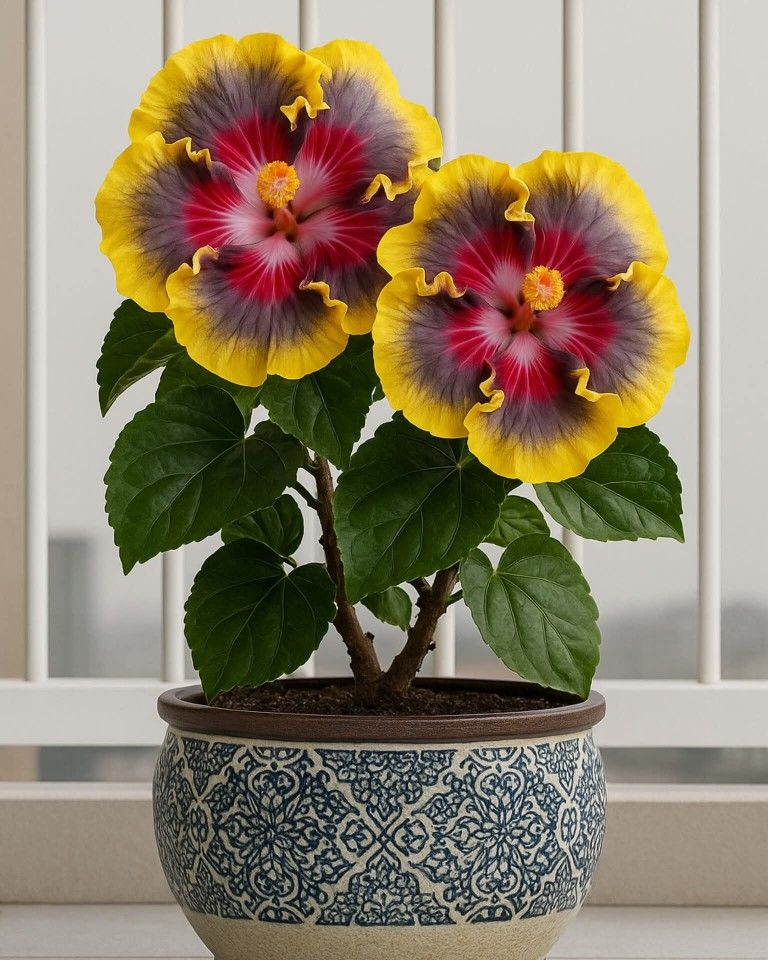Redke čebulice hibiskusa – lončnice, balkon, zimska sajenje-SI