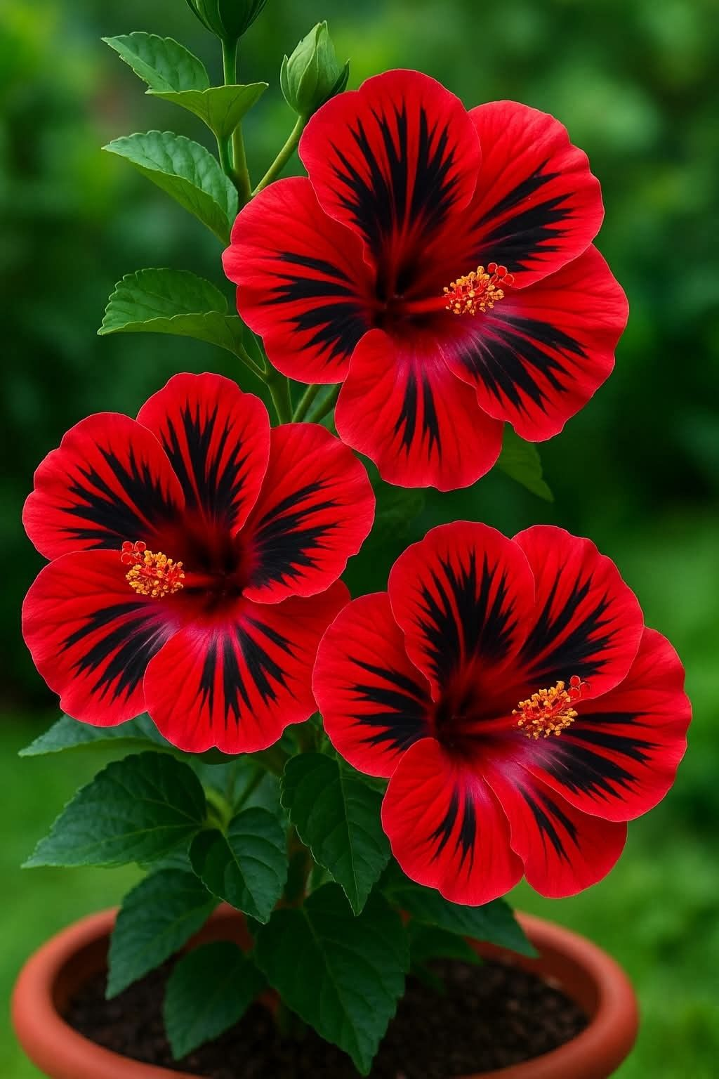 Redke čebulice hibiskusa – lončnice, balkon, zimska sajenje-SI