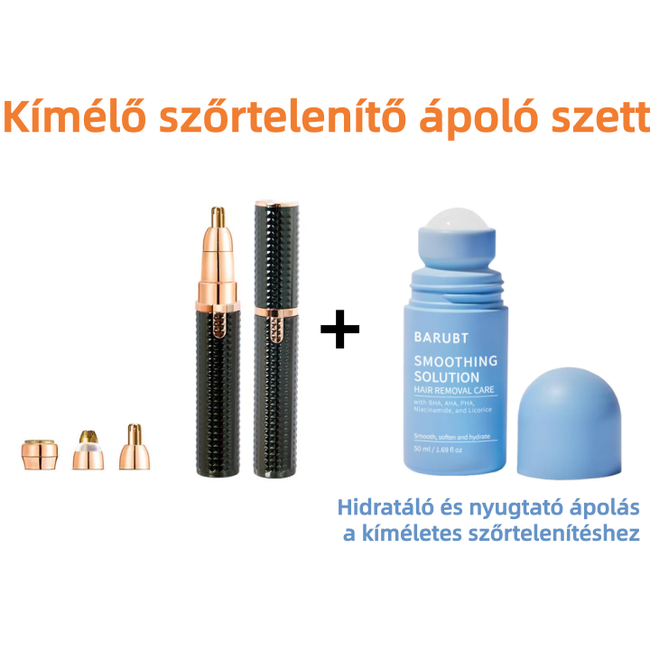 🔥 Prenosni, večnamenski električni strižnik obrvi - z zamenljivimi nastavki za oblikovanje obrvi, striženje obraznih dlak in fine popravke-SI