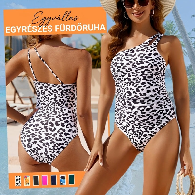 🔥 Tallas S-2XL 🍀 Traje de baño de una pieza con hombros descubiertos para mujer 🏖️👙-ES