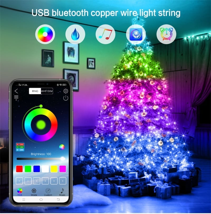 Zgodnja božična razprodaja🎅Nova DIY božična ambientalna razsvetljava🎁-SI