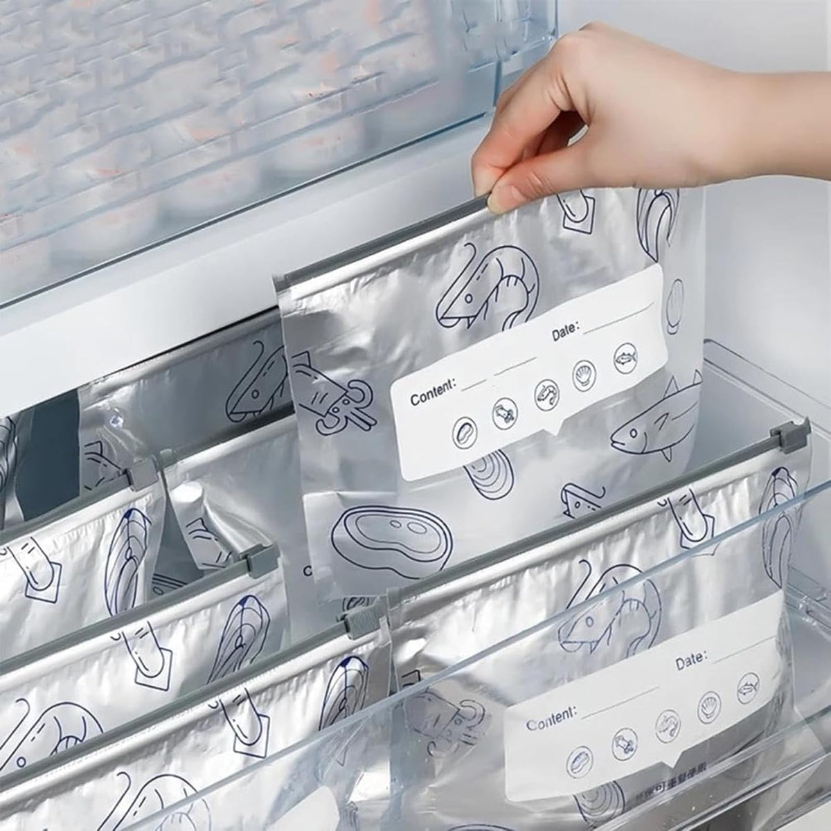 Bolsas de aluminio reutilizables para conservar la frescura: ¡el nuevo mejor amigo de tu cocina! 🍴✨-ES