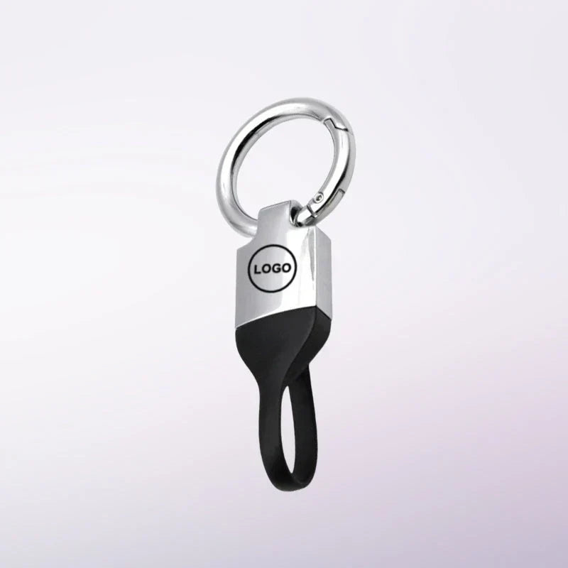 Taktični obesek za ključe SnapLock™ s hitrim odpiranjem - Kovinski obesek za ključe za avto brez vijakov z vzdržljivim TPU trakom-SI