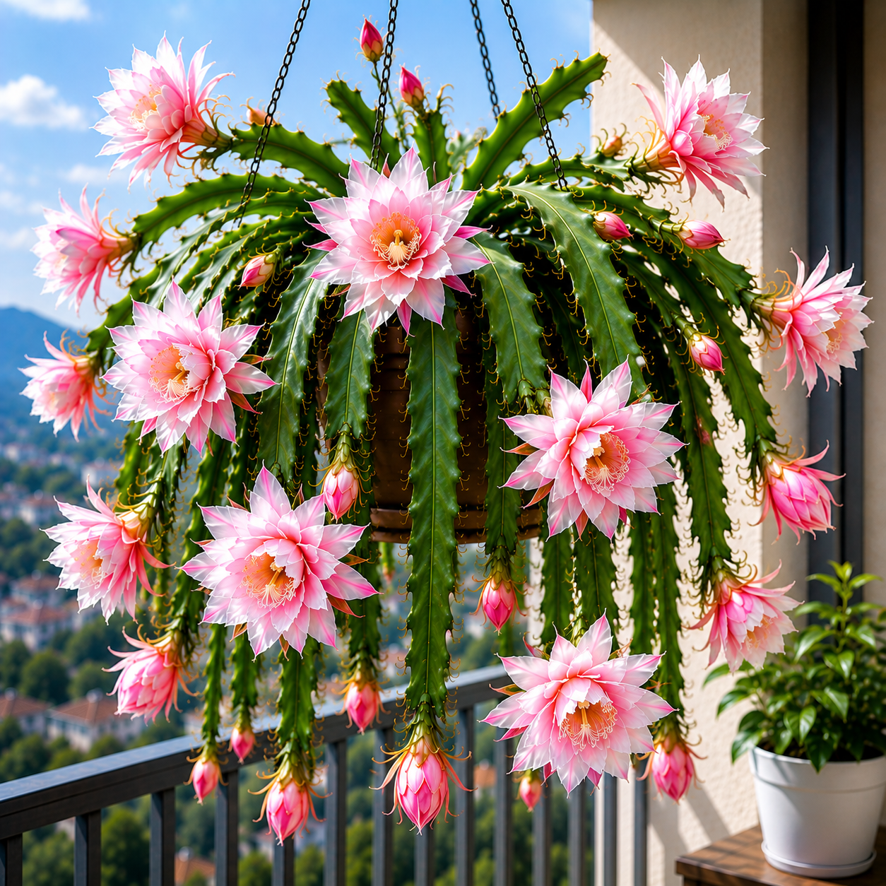 💫 Redki kaktus orhideje Epiphyllum 🌸 Redka roža, ki jo vsi občudujejo-SI