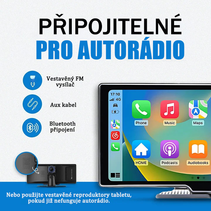 Automobilio planšetinio kompiuterio išmanioji garso ir vaizdo sistema (Pro MaxTM modelis 2026).-LT