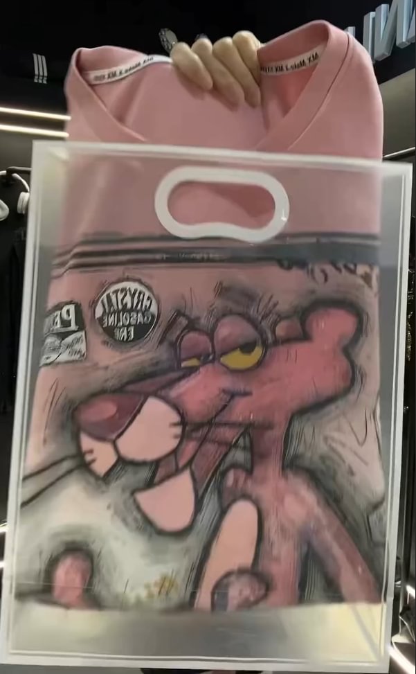 🩷Očarljivi puloverji s potiskom Pink Panther-SI