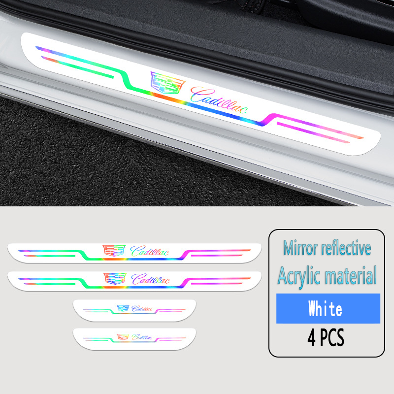 ✨Akrilinės lazerinės automobilių apsaugos nuo užsiteršimo durelių slenksčių juostelės🎉4 vnt.🎉-LT