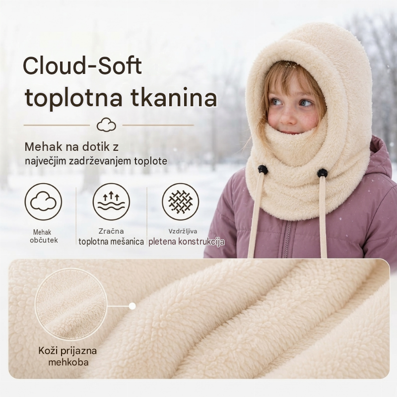 🔥 50 % POPUST 🔥 Vetroodporna in izolacijska kolesarska podkapa za otroke – topla, zračna in udobna za zimo 🚴❄️-SI