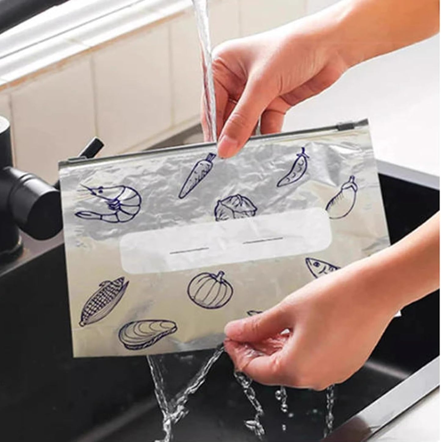Bolsas de aluminio reutilizables para conservar la frescura: ¡el nuevo mejor amigo de tu cocina! 🍴✨-ES
