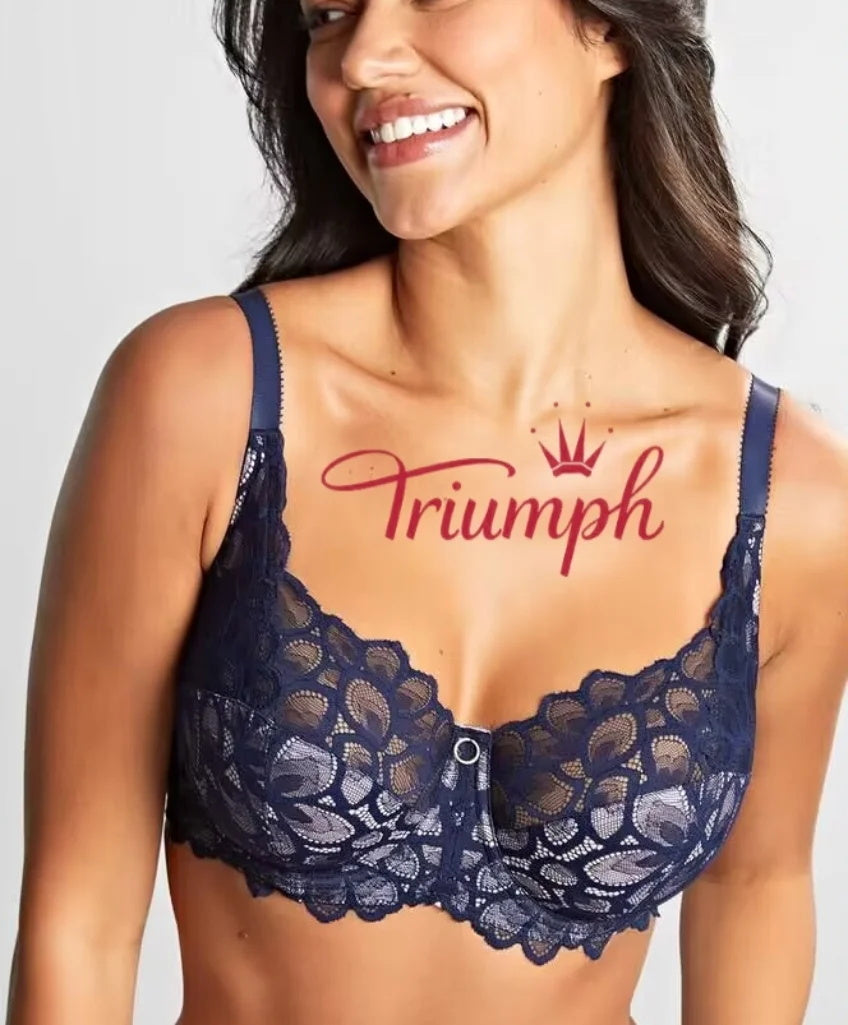 Triumph – pilno dydžio liemenėlė su siuvinėtais nėriniais (3 vnt. pakuotė)-LT