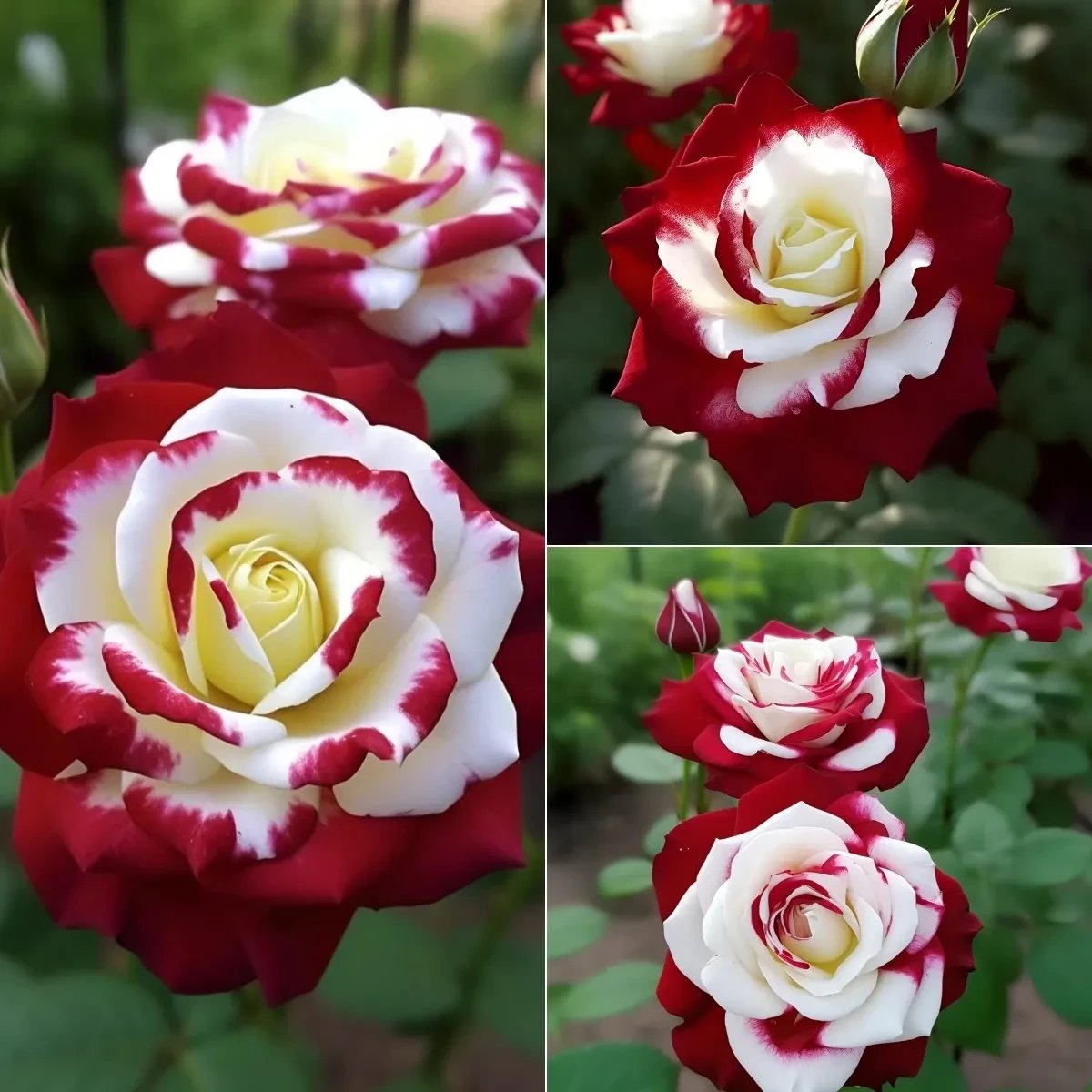🌹 200/1000 vnt. Retų dvynių raudonų ir baltų rožių sėklų - Ryškūs sodo žiedai-LT