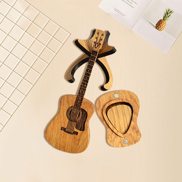 🔥 VROČA RAZPRODAJA 50% POPUSTA 💖 Lesena trzalica za akustično kitaro 🎁🎸-SI