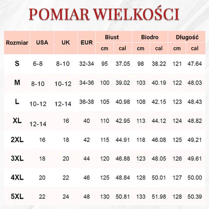 Ženska dolga obleka z A-krojem in potiskom-SI