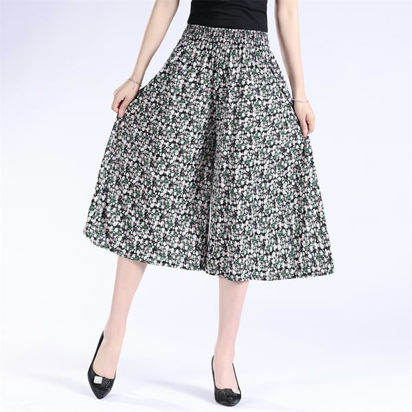 🌸Ženske hlače z visoko elastiko v pasu in širokimi nogavicami💁‍♀️