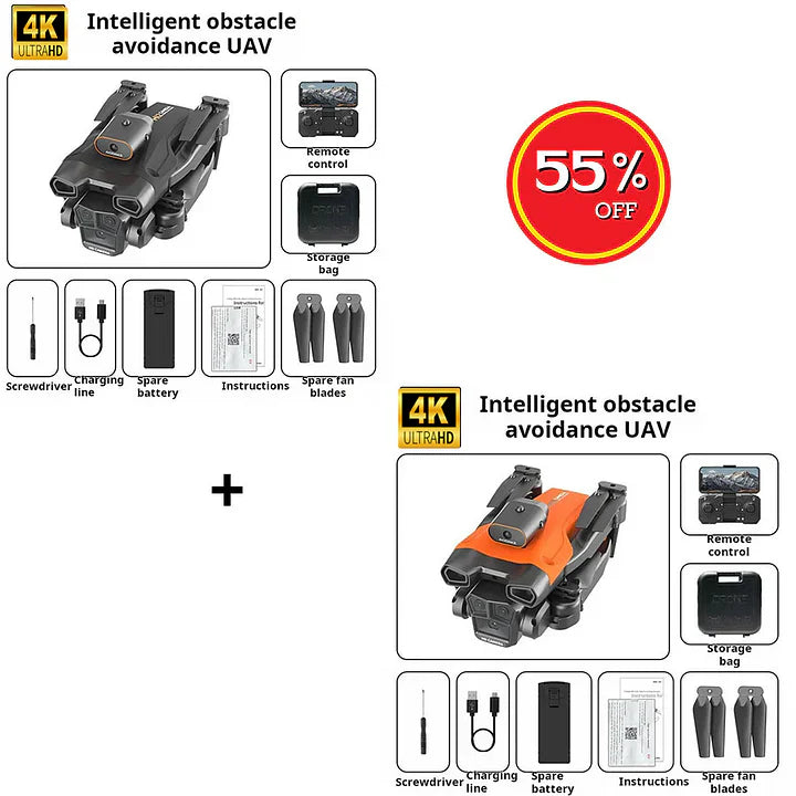 ❄🎄2025 m. specialus pasiūlymas⛄🔔 Dronas su 4K kamera suaugusiems, HS175D RC keturkopteris su automatiniu grįžimu, sekti mane, varikliai be šepetėlių, skrydis ratu, maršruto taškai, aukščio laikymas, režimas be galvos, 28 minučių ilgas skrydis! !-LT