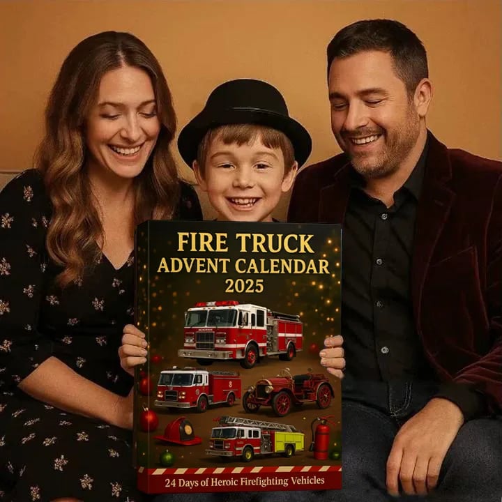 🚒🔥ADVENTNI KOLEDAR GASILSKIH VOZIL 2025🎁🌲--SI