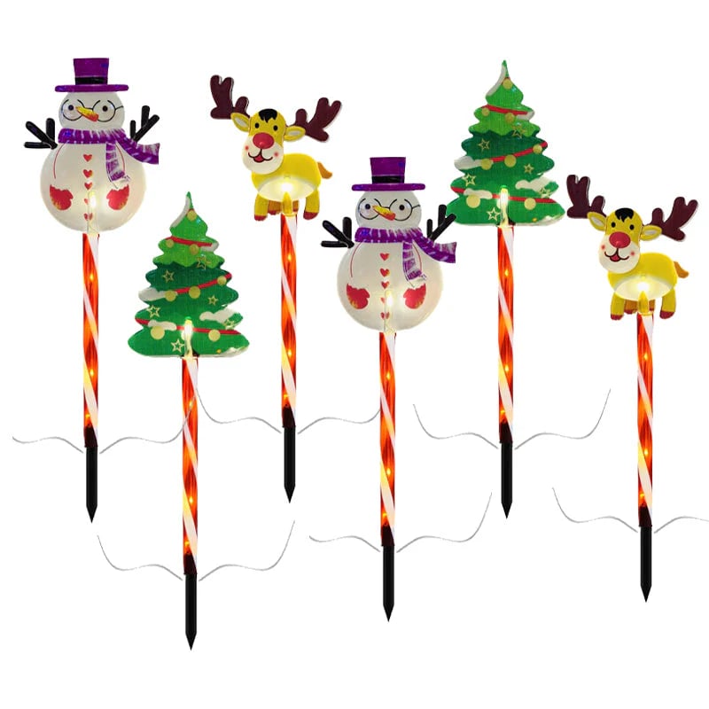 🎄🎁Paket 6 gibljivih božičnih lučk-SI