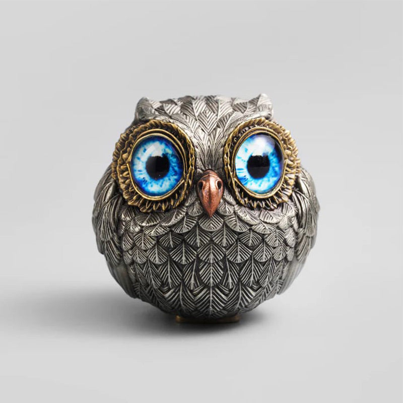 🦉Realistična figurica varuhinje srečne sove-SI