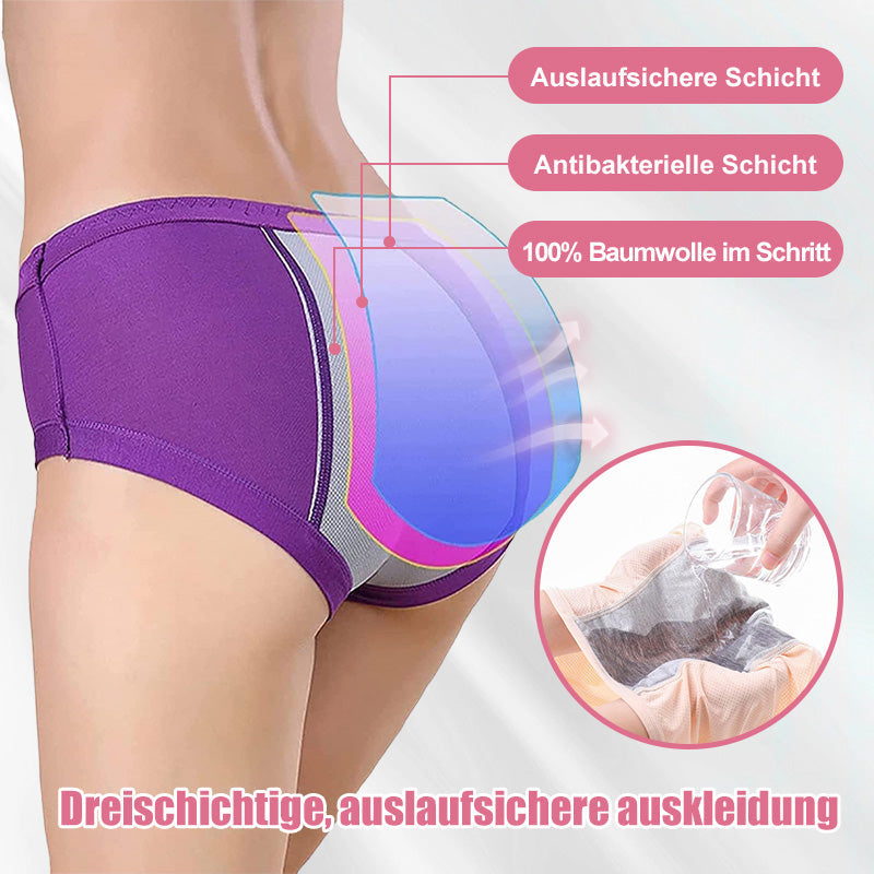 (L-8XL)🌸Pirk 2, gauk 1 nemokamai🔥Moteriški aukšto juosmens nepralaidūs apatiniai👙-LT