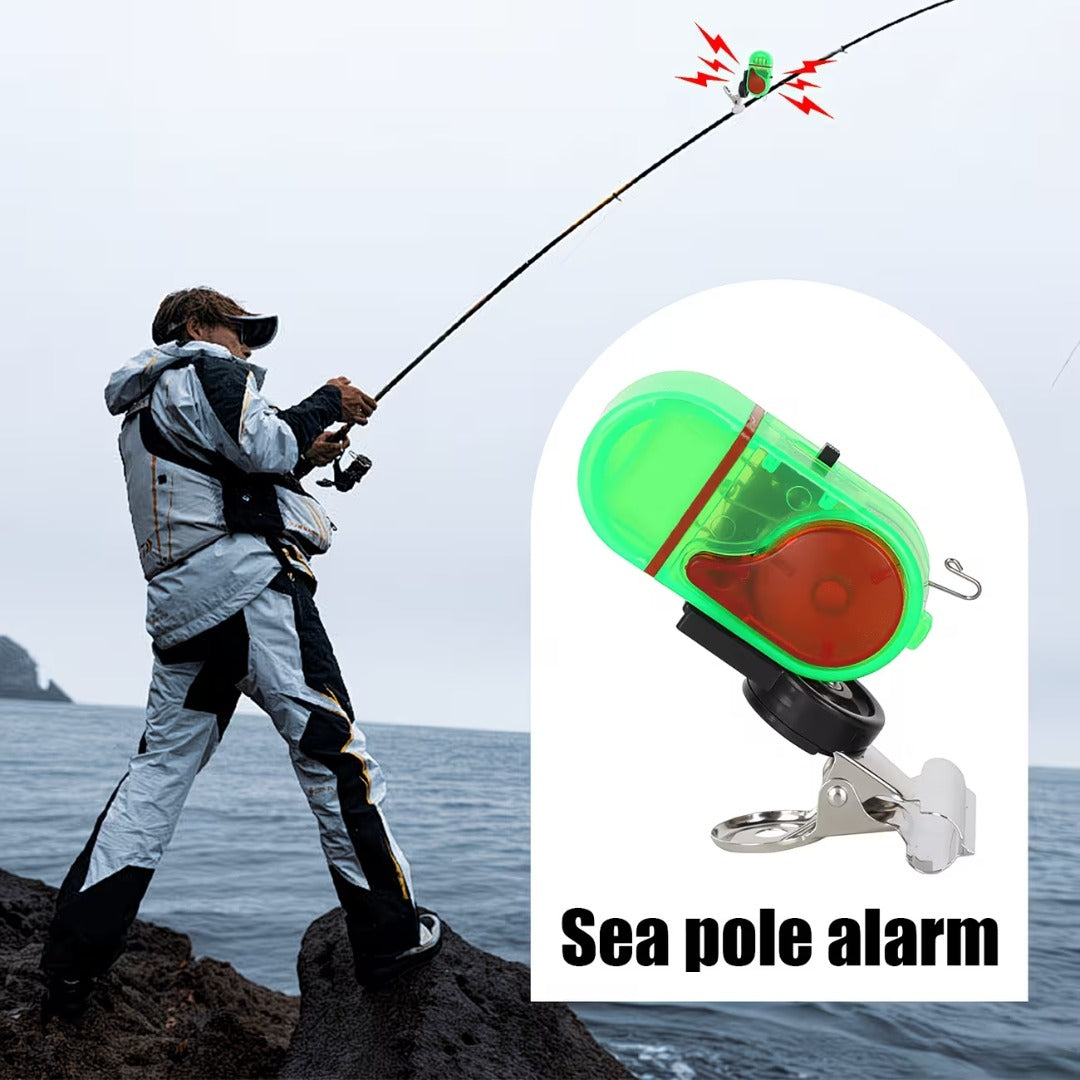 🚨🔊 Signal za ugriz z zvokom in LED lučko - občutljivo zaznavanje trnka podnevi in ponoči 🎣🌙