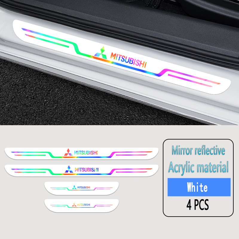 ✨Akrilinės lazerinės automobilių apsaugos nuo užsiteršimo durelių slenksčių juostelės🎉4 vnt.🎉-LT