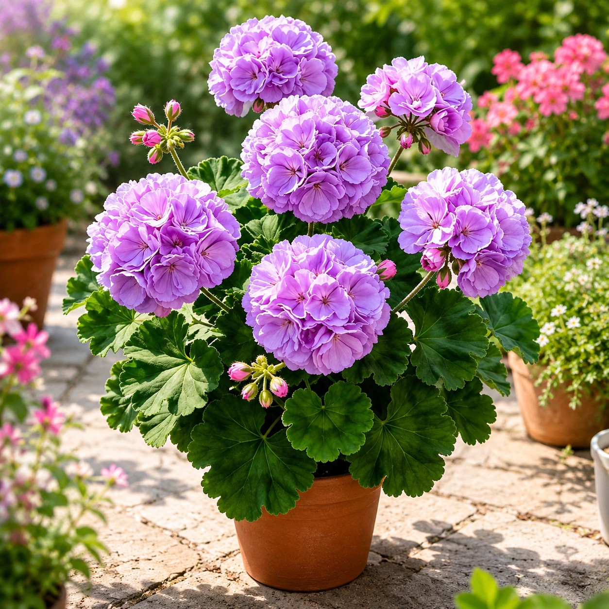 💜 Pom-Pom milžiniškų pelargonijų sėklos-LT