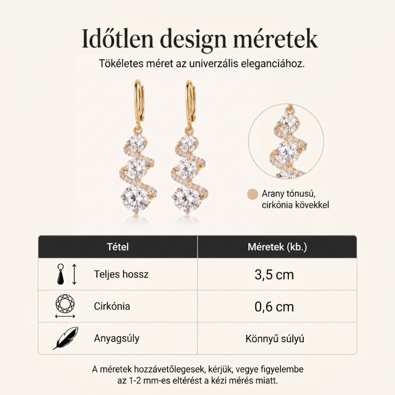 💎👗 Asimetrični spiralni in viseči uhani ✨-SI