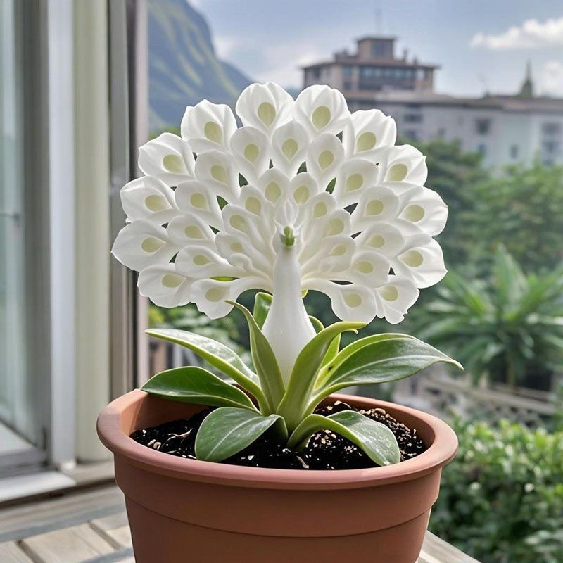 💠 Kvapnių gėlių karalienė – povo orchidėjų svogūnėliai, sukuriantys tyrą ir prabangią sodo patirtį-LT